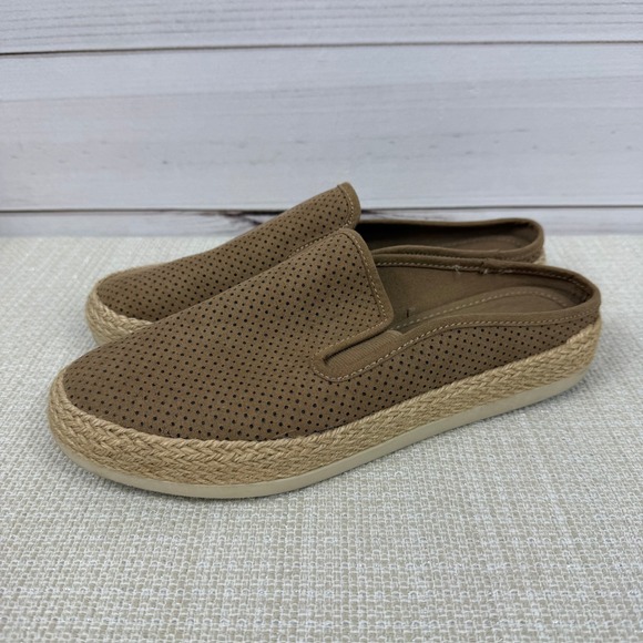 Esprit Women's Neema Espadrilles Slip On Shoes 8.5 Comfort Shoes Brown - Picture 1 of 7